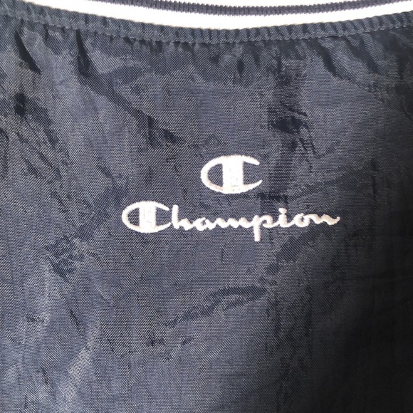 Champion Y2k men’s drawstring nylon pullover jacket - Picture 11 of 15